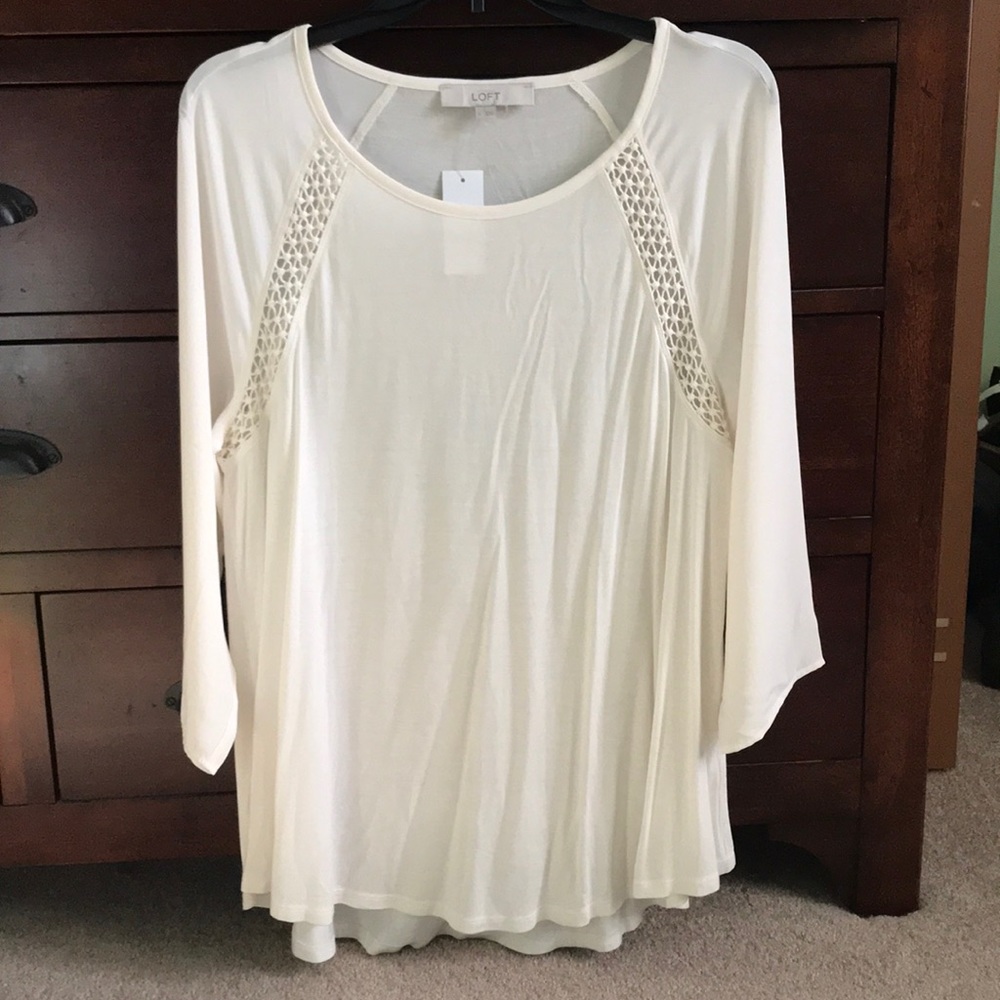 LOFT 3/4 Sleeve Top NWT